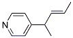 Pyridine, 4-(1-methyl-2-butenyl)-(9ci)Structure,100190-72-5Structure Pyridine, 4-(1-methyl-2-butenyl)-(9ci) Structure,100190-72-5Structure