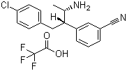 3-[(1S,2S)-2-氨基-1-[(4-氯苯基)甲基]丙基]-2,2,2-三氟乙酰基苯腈結(jié)構(gòu)式_1002752-56-8結(jié)構(gòu)式