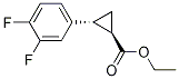 (1R,2R)-乙基 2-(3,4-二氟苯基)環(huán)丙烷羧酸結(jié)構(gòu)式_1006376-61-9結(jié)構(gòu)式