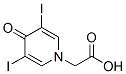 3,5-Diiodo-4-pyridone-1-acetic acidStructure,101-29-1Structure 3,5-Diiodo-4-pyridone-1-acetic acid Structure,101-29-1Structure