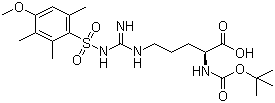 Boc-Arg(Mts)-OH結(jié)構(gòu)式_102185-38-6結(jié)構(gòu)式