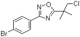 3-(4-溴苯基)-5-(1-氯-2-甲基丙烷-2-基)-1,2,4-噁二唑結(jié)構(gòu)式_1033201-95-4結(jié)構(gòu)式
