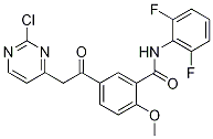 5-(2-(2-氯嘧啶-4-基)乙酰基)-n-(2,6-二氟苯基)-2-甲氧基苯甲酰胺結(jié)構(gòu)式_1089278-52-3結(jié)構(gòu)式