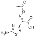 (Z)-2-(2-氨基噻唑-4-基)-2-乙?；趸鶃啺被宜峤Y(jié)構(gòu)式_110130-88-6結(jié)構(gòu)式