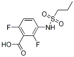 2,6-Difluoro-3-(propylsulfonamido)benzoicacid Structure,1103234-56-5Structure