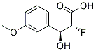 (r*,s*)-(9ci)-alpha-氟-beta-羥基-3-甲氧基-苯丙酸結(jié)構(gòu)式_110915-68-9結(jié)構(gòu)式
