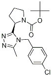 (R)-2-(4-(4-氯芐基)-5-甲基-4H-1,2,4-噻唑-3-基)吡咯烷-1-羧酸叔丁酯結構式_1140495-89-1結構式