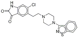 5-(2-(4-(苯并[d]異噻唑-3-基)哌嗪-1-基)乙基)-6-氯吲哚啉-2,3-二酮結(jié)構(gòu)式_1159977-56-6結(jié)構(gòu)式