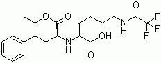 N2-(1-乙氧羰基-3-苯丙基)-N6-三氟乙酰基-L-賴(lài)氨酸結(jié)構(gòu)式_116169-90-5結(jié)構(gòu)式