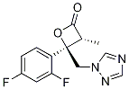 (3R,4R)-4-(2,4-二氟苯基)-3-甲基-4-(1H-1,2,4-噻唑-1-甲基)-2-氧雜環(huán)丁烷酮結(jié)構(gòu)式_1165800-97-4結(jié)構(gòu)式