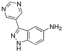 1H-吲唑-5-胺,3-(5-嘧啶)-結(jié)構(gòu)式_1175871-66-5結(jié)構(gòu)式