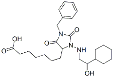 3-[(2-環(huán)己基-2-羥乙基)氨基]-2,5-二氧代-1-(苯甲基)-4-咪唑啶庚酸結(jié)構(gòu)式_118675-50-6結(jié)構(gòu)式