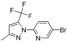 5-溴-2-(3-甲基-5-(三氟甲基)吡唑-1-基)吡啶結(jié)構(gòu)式_1187385-59-6結(jié)構(gòu)式