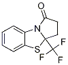3a-(三氟甲基)-3,3a-二氫苯并[d]吡咯并[2,1-b]噻唑-1(2H)-酮結(jié)構(gòu)式_1191890-53-5結(jié)構(gòu)式