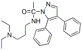1-[4,5-二苯基吡唑-1-基]-N-(二乙基氨基丙基)-乙酰胺結(jié)構(gòu)式_120982-59-4結(jié)構(gòu)式