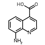 (9ci)-8-氨基-4-喹啉羧酸結構式_121689-23-4結構式
