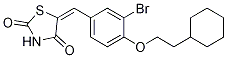 5-[[3-溴-4-(2-環(huán)己基乙氧基)苯基]亞甲基]-2,4-噻唑烷二酮結(jié)構(gòu)式_1239610-74-2結(jié)構(gòu)式