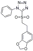 5-((2-(苯并[d][1,3]二氧代l-5-基)乙基)磺?；?-1-苯基-1H-四唑結(jié)構(gòu)式_1240725-37-4結(jié)構(gòu)式