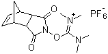 2-(內(nèi)-5-降冰片烯-2,3-二羧酰亞胺)-1,1,3,3-四甲基脲六氟磷酸鹽結(jié)構(gòu)式_125700-72-3結(jié)構(gòu)式