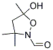 2-Isoxazolidinecarboxaldehyde, 5-hydroxy-3,3,5-trimethyl-(9ci) Structure,126308-67-6Structure