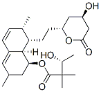 (7S,8S,8aR)-8-{2-[(2R,4R)-4-羥基-6-氧代四氫-2H-吡喃-2-基]乙基}-3,7-二甲基-1,2,3,7,8,8A-六氫-1-萘基3-羥基-2,2-二甲基丁酸酯結(jié)構(gòu)式_126313-98-2結(jié)構(gòu)式