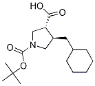 (3R,4R)-1-[(叔丁氧基)羰基]-4-(環(huán)己基甲基)吡咯烷-3-羧酸結構式_1263283-77-7結構式