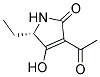 (s)-(9ci)-3-乙?；?5-乙基-1,5-二氫-4-羥基-2H-吡咯-2-酮結(jié)構(gòu)式_128892-51-3結(jié)構(gòu)式