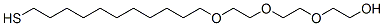 1-(9-巰基乙醇)-3,6,9-三氧癸烷-11-醇結(jié)構(gòu)式_130727-41-2結(jié)構(gòu)式