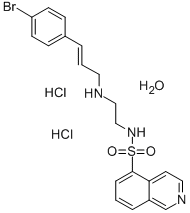 N-[2-(p-bromocinnamylamino)ethyl]-5-isoquinoline sulfonamide dihydrochloride Structure,130964-39-5Structure