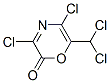 2H-1,4-oxazin-2-one, 3,5-dichloro-6-(dichloromethyl)- Structure,131882-09-2Structure