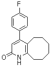 4-(4-氟苯基)-5,6,7,8,9,10-六氫-環(huán)辛基[b]吡啶-2(1h)-酮結(jié)構(gòu)式_132812-72-7結(jié)構(gòu)式
