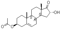 3-羥基-去氧雄甾-5-烯-17-酮-3-醋酸酯結構式_13570-63-3結構式