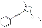 (9ci)-[(4-乙氧基-2-甲基-1-環(huán)丁烯-1-基)乙炔]-苯結(jié)構(gòu)式_139225-58-4結(jié)構(gòu)式