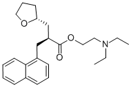 (aS,2R)-四氫-a-(1-萘甲基)-2-呋喃丙酸 2-(二乙基氨基)乙酯結(jié)構(gòu)式_139240-17-8結(jié)構(gòu)式