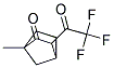 (9ci)-1-甲基-3-(三氟乙?；?-雙環(huán)[2.2.1]庚烷-2-酮結構式_143874-05-9結構式