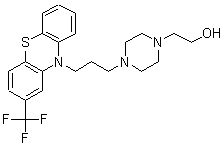 鹽酸氟奮乃靜結構式_146-56-5結構式