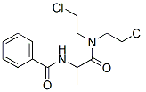 n-[2-[雙(2-氯乙基)氨基]-1-甲基-2-氧代乙基]-苯甲酰胺結(jié)構(gòu)式_1462-81-3結(jié)構(gòu)式