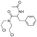 a-(乙?；被?-N,N-雙(2-氯乙基)-苯丙酰胺結(jié)構(gòu)式_1462-82-4結(jié)構(gòu)式