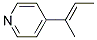 Pyridine, 4-(1-methyl-1-propenyl)-(9ci)Structure,149586-04-9Structure Pyridine, 4-(1-methyl-1-propenyl)-(9ci) Structure,149586-04-9Structure