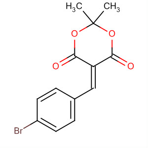 5-(4-溴亞芐基)-2,2-二甲基-1,3-二噁烷-4,6-二酮結(jié)構(gòu)式_15795-59-2結(jié)構(gòu)式