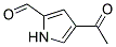(9ci)-4-乙?；?1H-吡咯-2-羧醛結(jié)構(gòu)式_16168-92-6結(jié)構(gòu)式