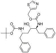 （2S，3S，5S）-5-（叔丁氧基甲酰氨基）-2-（N-5-噻唑基-甲氧羰基）氨基-1，6-二苯基-3-羥基己烷結(jié)構(gòu)式_162849-95-8結(jié)構(gòu)式