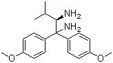 (2R)-(-)-1,1-雙(4-甲氧基苯基)-3-甲基-1,2-丁二胺結(jié)構(gòu)式_166764-19-8結(jié)構(gòu)式