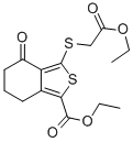 3-[(2-乙氧基-2-氧代乙基)硫代]-4-氧代-4,5,6,7-四氫苯并[c]噻吩-1-羧酸乙酯結(jié)構(gòu)式_172516-34-6結(jié)構(gòu)式