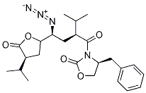 2S-[2[1(R*),2R*,4R*],4]]-3-[4-疊氮-2-異丙基-1-氧代-4-[四氫-4-異丙基-5-氧代-2-呋喃基]丁基]-4-芐基-2-噁唑烷酮結構式_173154-01-3結構式