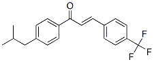 1-(4-異丁基苯基)-3-[4-(三氟甲基)苯基]-2-丙烯-1-酮結(jié)構(gòu)式_175205-28-4結(jié)構(gòu)式