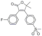 3-(3-氟苯基)-5,5-二甲基-4-[4-(甲基磺?；?苯基]-2(5h)-呋喃酮結(jié)構(gòu)式_178402-36-3結(jié)構(gòu)式