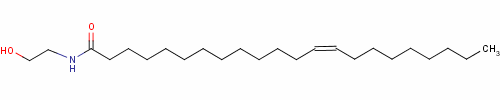 (13Z)-N-(2-羥基乙基)-13-二十二碳烯酰胺結(jié)構(gòu)式_18190-74-4結(jié)構(gòu)式