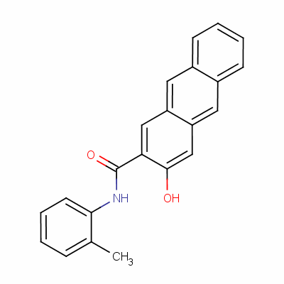 3-羥基-n-(2-甲基苯基)-2-蒽羧酰胺結(jié)構(gòu)式_1830-77-9結(jié)構(gòu)式