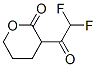 (+)-(9ci)-3-(二氟乙?；?四氫-2H-吡喃-2-酮結(jié)構(gòu)式_183279-72-3結(jié)構(gòu)式